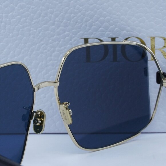 Dior ARCHIDIOR S1U B0B0 Square Sunglasses - Gold/Blue main image 5